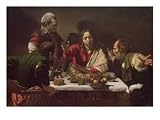 The Supper at Emmaus, 1601 Art Giclee Poster Print by Caravaggio, 24x18