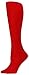 Opaque Fashion Tights by Foot Traffic, One Size Fits Most (Red)