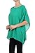 Modern Kiwi Opaque Chiffon Caftan Poncho Tunic Top