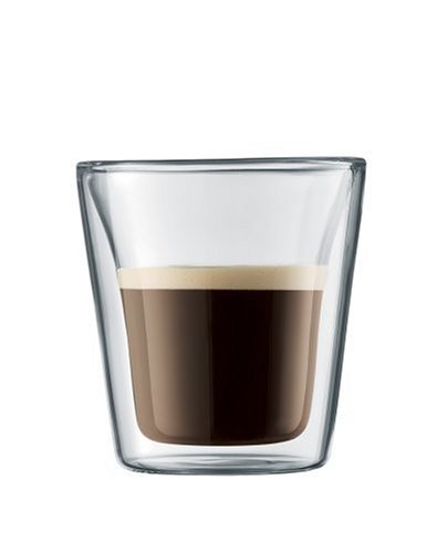 Childrens Toyshop  Kitchen & Housewares : Bodum Canteen Double-Wall Shot/Espresso Glasses, Set of 2