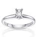 Certified Emerald Cut Diamond Solitaire 1ct