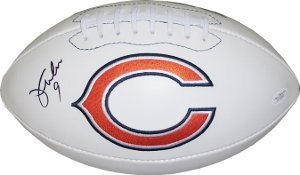 Jim McMahon Autographed/Hand Signed Chicago Bears Logo Football- JSA Hologram