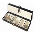 Traveling Leather Jewelry Box - Safe Deposit Box
