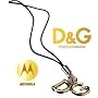 DOLCE AND GABBANA D&G V3i V3 RAZR GOLD PHONE CHARM