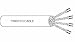 Electronics : 4 Twisted Pair 26 AWG Silver Satin Phone/Data Cable 100 feet