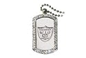Crystal Dog Tag Oakland Raiders