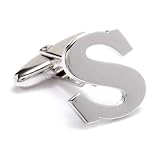 Letter S Cufflinks-CLI-RR-S-SL