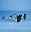 King Cool Elvis Style Sunglasses (Shown in Silver, Available in Gold)