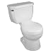 Economiser BigFoot Relaxed Height Elongated Two Piece Toilet in White