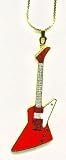 Gibson Explorer Guitar Necklace Red - B001F1QZUW