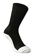 1 Each Single Euros Rx Diabetic Crew Socks Large Khaki with White SOCKWISE INC DB156KL