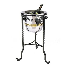 Achla GWC-02 Insulated Metal Wine Chiller - Aluminum by Achla