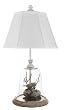 Birds Nest in Glass Cloche Bell Table Lamp