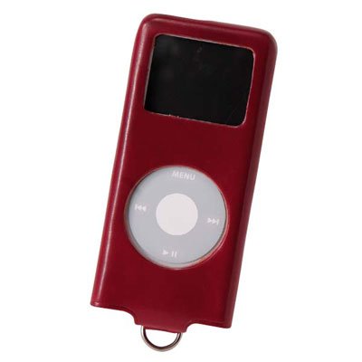 Italian Leather Craft iPod nano用レザーホールド ボルドー
