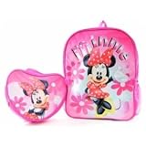 Disney Minnie Mouse Large Backpack and Utility Bag attached on the front. - Full size backpack, a non insulated bag attached. Best Buy. Kids love it