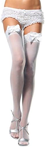 Sexy4Lady Women's Sheer Lacy Thigh High Stockings One-Size