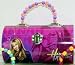 DISNEY HANNAH MONTANA ROLL BAG / PURSE / LUNCHBOX / TOTE #1