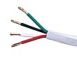 14AWG CL2 Rated 4-Conductor Loud Speaker Cable - 100ft (For In-Wall Installation)