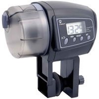 AquaChef Automatic Aquarium Fish Feeder - 3 in. x 5 14 in. x 3 in. by CURRENT USA INC