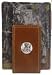 Mossy Oak Camo Leather Money Clip with Emblem