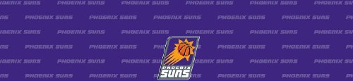 Phoenix Suns Team Auto Visor Decal