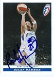 Becky Hammon autographed Basketball Card (New York Liberty)