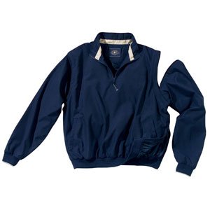 Buy Athletic - Pro Convertible Wind Shirt, Navy (3xlarge (body length center of back 31.5)) by Charles River Apparel