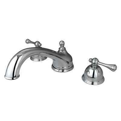 Tub Filler with Buckingham Satin Nickel