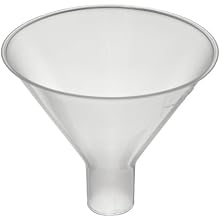 CapitolBrand Polypropylene Plastic Lab Powder and Filling Funnel