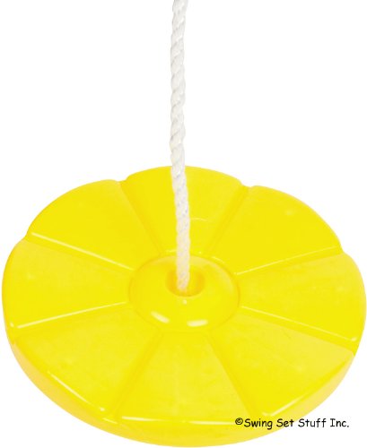 Daisy Disc Seat with Rope, Yellow