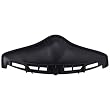 Icon Breath Deflector Domain Full Face Motorcycle Helmet Accessories - Black / One Size