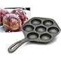 SCI Scandicrafts 7-Cup Aebeleskiver Pan, Cast Iron