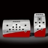 MOMO Stealth Airmetal Pedal Set (Red)