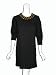 ADAM PLUS EVE Gold Beaded Dress in Black