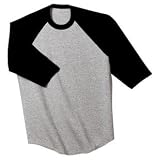 Sport-Tek - Colorblock Raglan Jersey Grey Heather-5XL