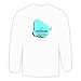Long Sleeve T-shirt with map, vector, eps
