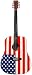 Musical Instruments : American Flag Dreadnought Full Size Guitar