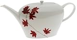 Mikasa Pure Red fine china teapot