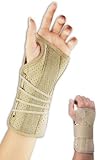 SoftFit Wrist Brace - Perforated Suede Finish