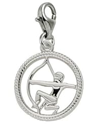 Rembrandt Charms Sagittarius Charm with Lobster Clasp