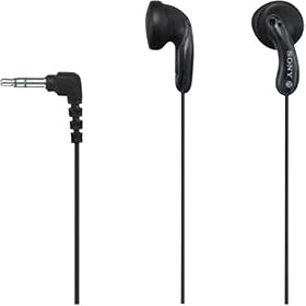 Sony Mdr-E10Lp Blk Headphones - Fashion Earbuds (Black) by Sony