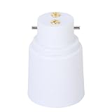 【ノーブランド品】照明器具 B22 →E27 口金変換 アダプター 電球 ソケット 変換 アダプター