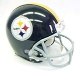 Pittsburgh Steelers 1963-76 Throwback Pro Line Helmet Features Official Team Decals