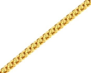 Ladies 16 1.7mm Popcorn Chain Necklace