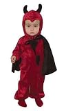 GREAT PRICE! Toddler Darling Devil Costume in Crushed Panne Velvet
