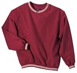 NEW Port Authority Signature - Ultra-soft Microfiber Wind Shirt Brick Red-3XL