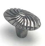 1 5/8'' x 1'' Brushed Black Nickel Oval Knob
