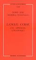 Langue corse : Une approche linguistique