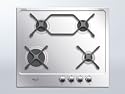 Whirlpool - AKT 677 IX - Table de Cuisson Gaz - 59 cm - Inox
