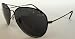 Black Vintage Aviator Sunglasses
